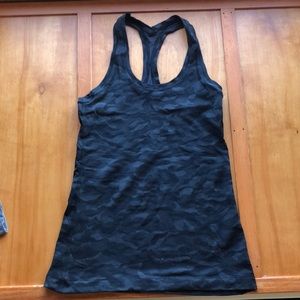 Lululemon Black Camo Racerback Tank